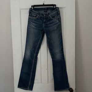 Silver Jeans Dark Blue Boot Cut Women's Jeans